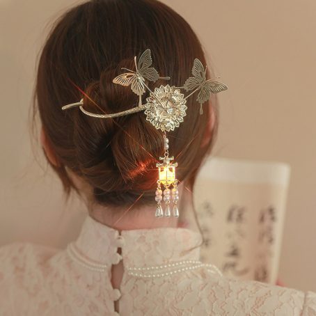 Valentine Gift Butterfly Metal Hair Pin for Women (Original) - Image 3