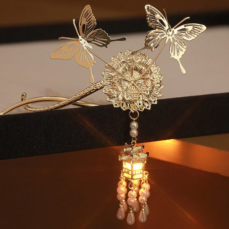 Valentine Gift Butterfly Metal Hair Pin for Women (Original) - Image 2