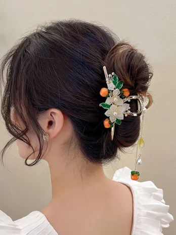 Korean hair clip Pearl flowers