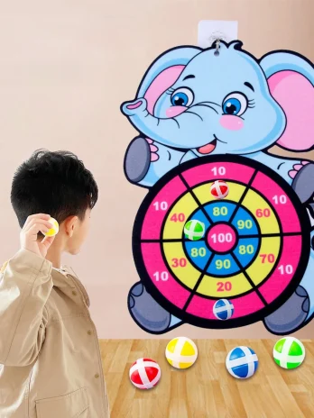 Kids Target Sticky Ball Dartboard 2024