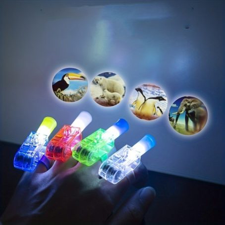 10 Pes LED Finger  Magic Projector - Image 2