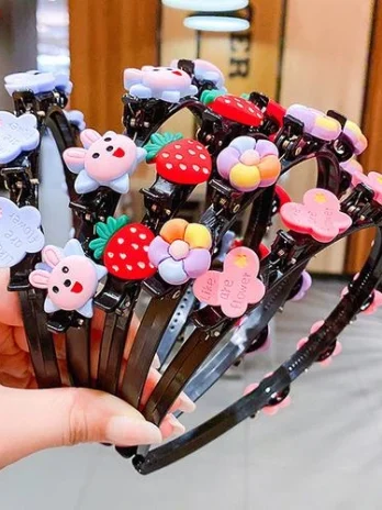 (2 pcs) Girls Hair Band multi colour hair band